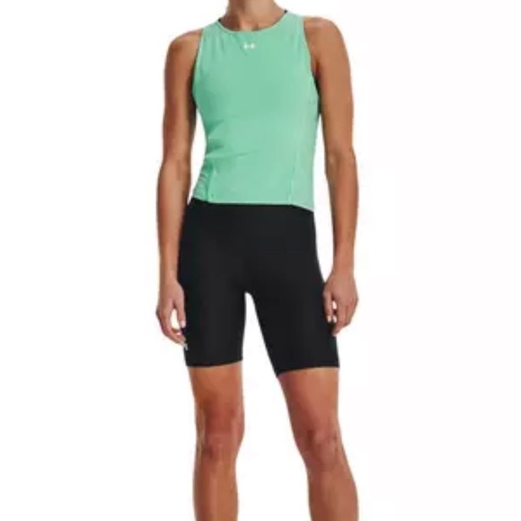 Under Armour Women’s Fitted Mint Green Workout Tank Top Size XL - Picture 2 of 8